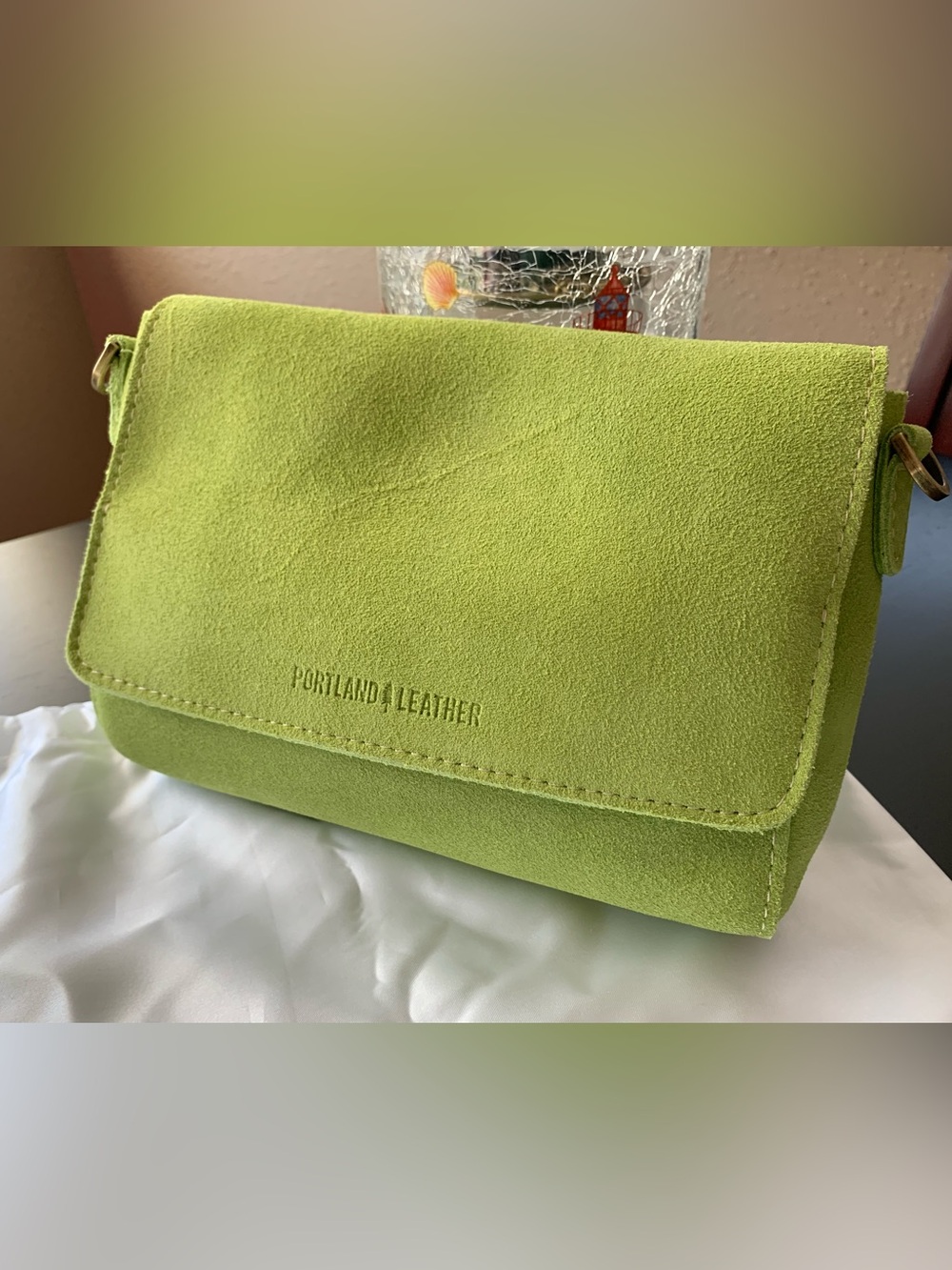 Portland Leather Goods Medium Metro--LIME - Picture 11 of 13